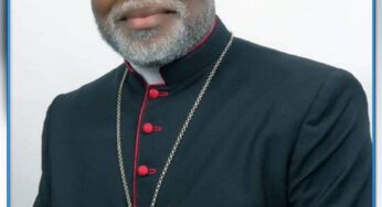 Ortom greets Bishop Avenya at 67