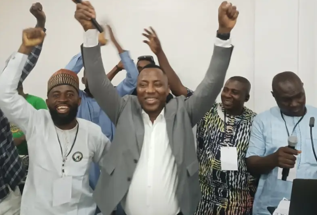 Sowore wins AAC ticket to battle Tinubu, Atiku, Obi