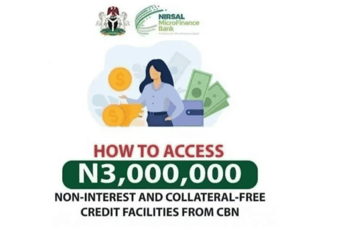 Direct link to access up to 3million naira CBN loan 2022