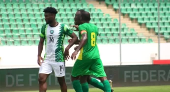 Idoma-born Moses Simon scores as Super Eagles wallop Sao Tome & Principe 10-0