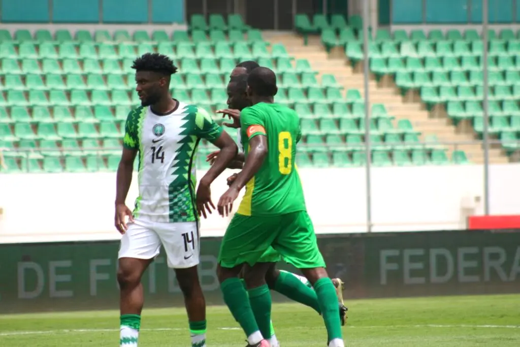 Idoma-born Moses Simon scores as Super Eagles wallop Sao Tome & Principe 10-0