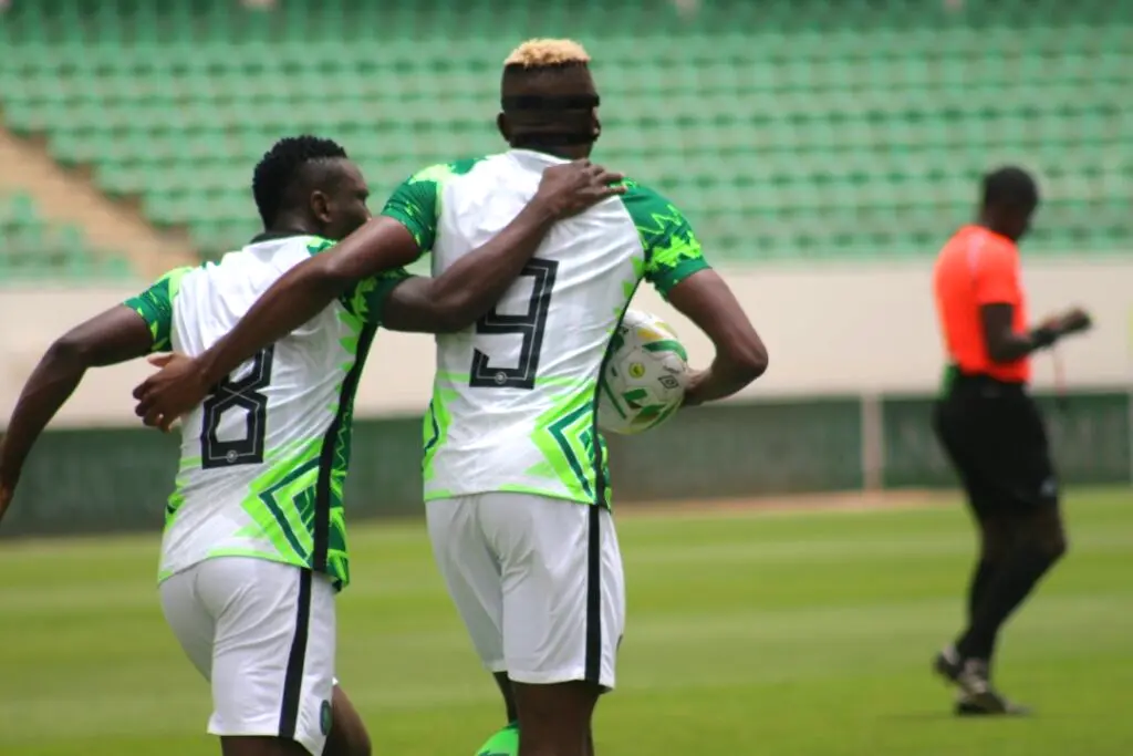 Super Eagles 10 São Tomé 0: Napoli hail Osimhen after scoring four goals
