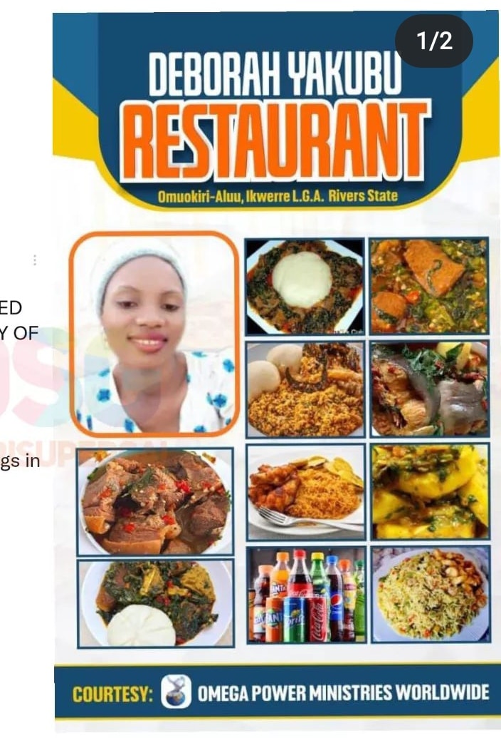 OPM pastor, Chibuzor donates restaurant to late Deborah Yakubu’s family