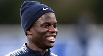 Kante out of French Nations League team due to knee injury