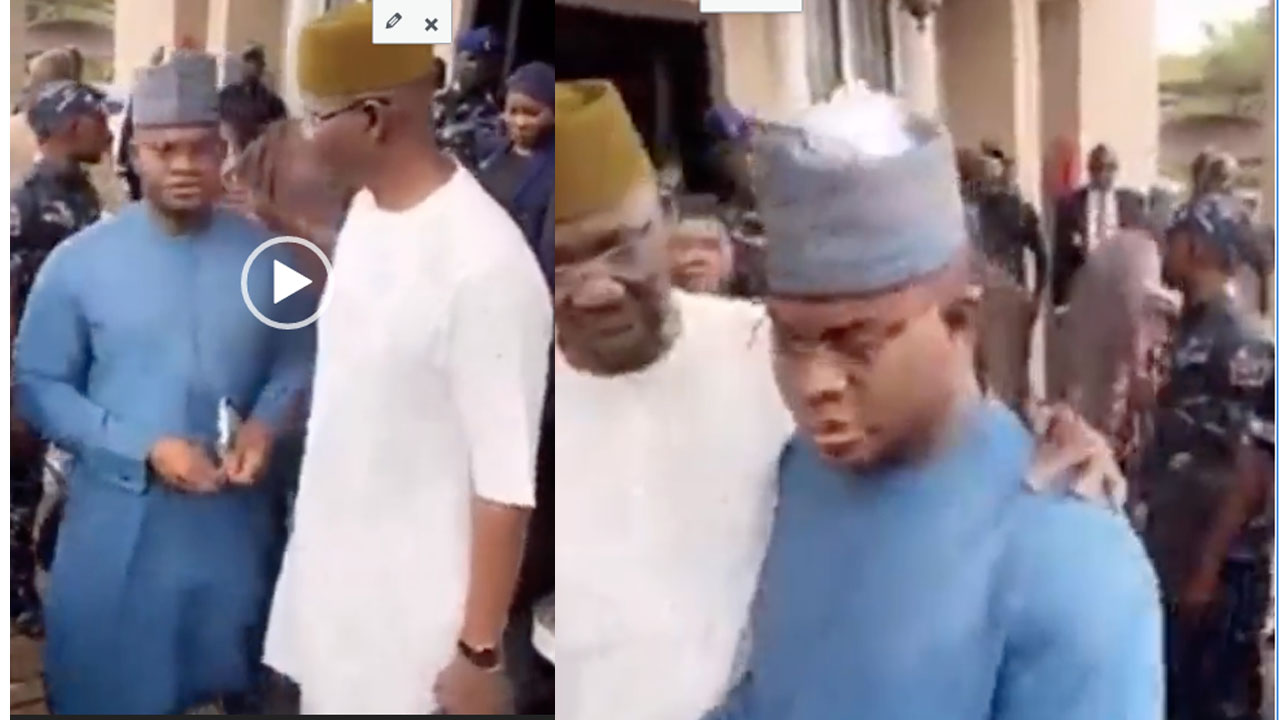 VIDEO: I won’t take it – Yahaya Bello rejects Lawan as consensus candidate