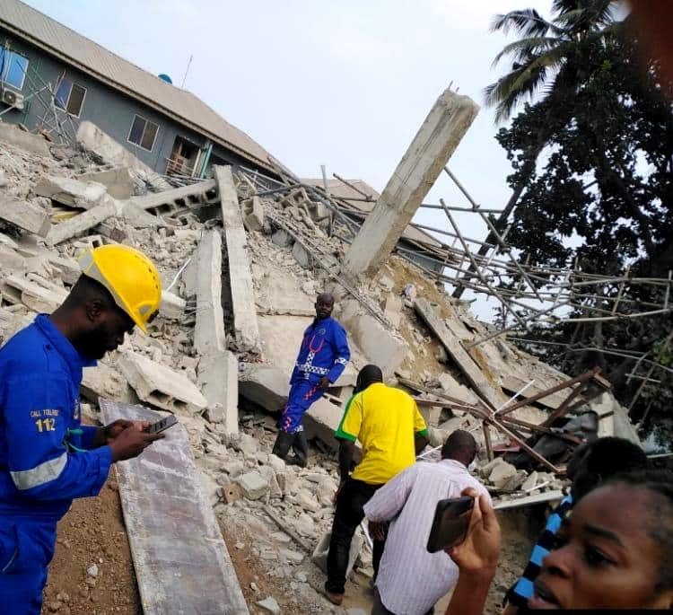 BREAKING: Another building collapses in Lagos
