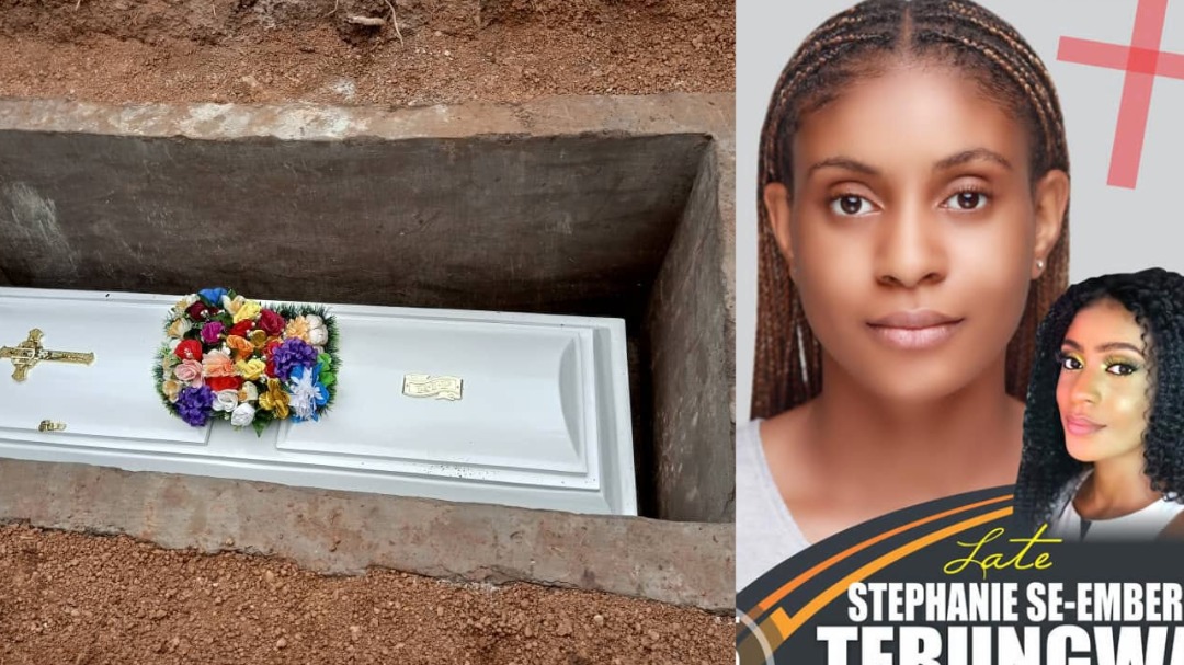 Stephenie Terungwa: Tears as slain NYSC member is buried in Benue