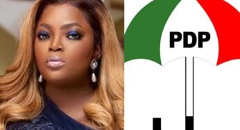 Celebrities react as Funke Akindele speaks on ‘giving up’ career for PDP