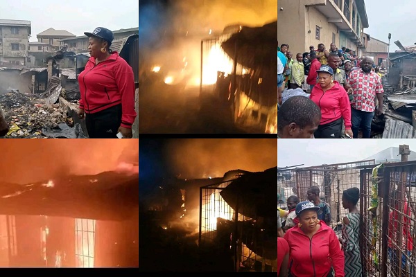Goods worth millions destroyed as fire razes popular Eke market in Ebonyi