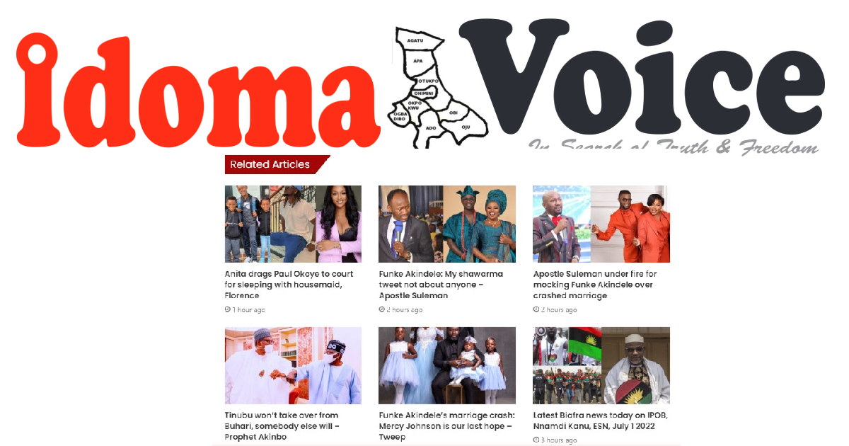 Plagiarism: IDOMA VOICE writes NewsNGR publisher, threatens legal action