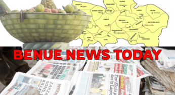 Latest Benue News today, Friday, December 9 2022