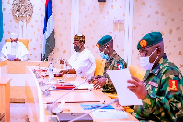 BREAKING: Buhari presides over security meeting