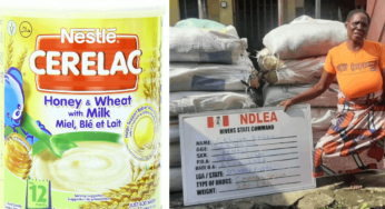 NDLEA intercepts N4.5b heroin in packs of Nestle Cerelac baby food