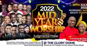 Buchi, Chioma Jesus, Frank Edwards, Mercy Chinwo, others storm Dunamis for Mid Year Worship