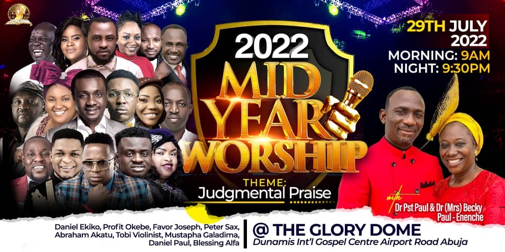 Buchi, Chioma Jesus, Frank Edwards, Mercy Chinwo, others storm Dunamis for Mid Year Worship