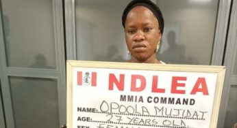 Drug queen Mujidat arrested with narcotics in fetish bowls at Lagos airport