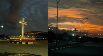 Beautiful pictures of Dunamis Glory Dome at night