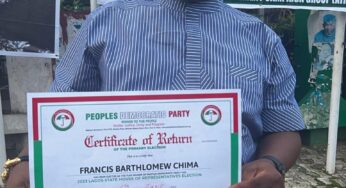 PDP House of Reps candidate, OmoBarca receives Certificate of Return, promises to put Ajegunle on world map