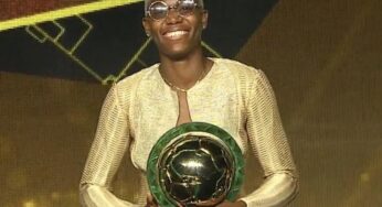 Super Falcon’s Oshoala wins CAF women’s Player of the year Award