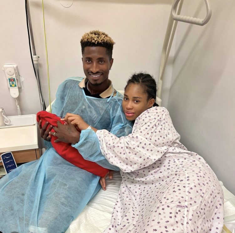 Super Eagles’ Olayinka, wife welcome first child