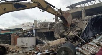 Sanwo-Olu govt pulls down RCCG building in Mushin