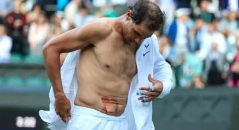 Wimbledon: Nadal suffers ‘seven millimetre’ tear to abdomen – Report