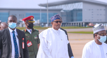 President Buhari in Daura for Sallah