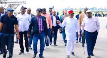 Wike returns to Nigeria amid reports of secret meeting with Tinubu