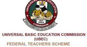 UBEC Recruitment 2022/2023 Application, Form Registration Portal