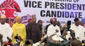 Tinubu dares Christians in Nigeria, unveils Shettima as running mate