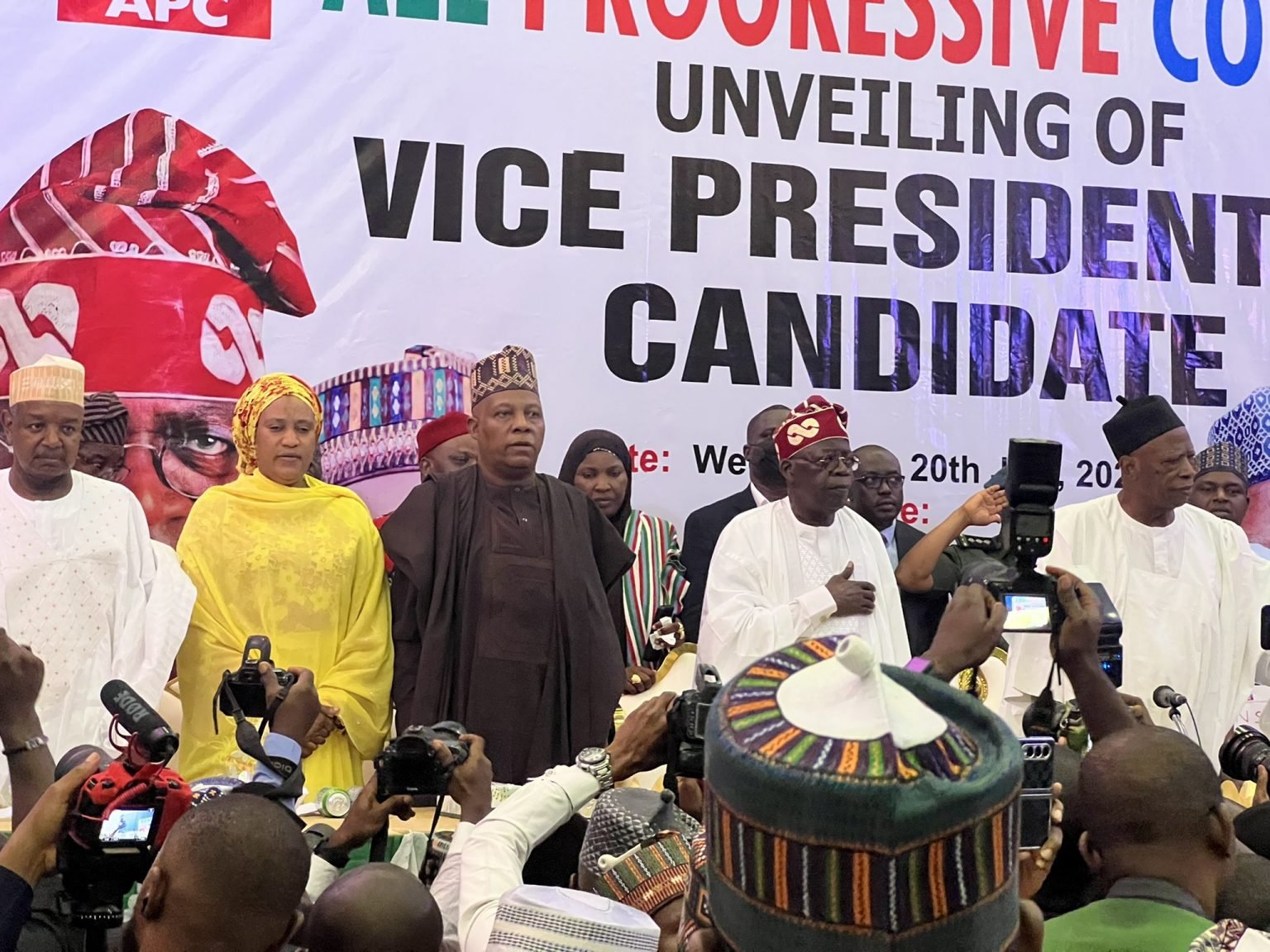 Tinubu dares Christians in Nigeria, unveils Shettima as running mate