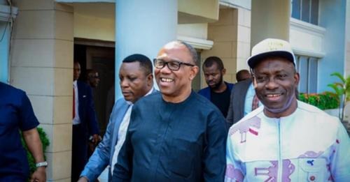 Soludo welcomes Peter Obi to Anambra