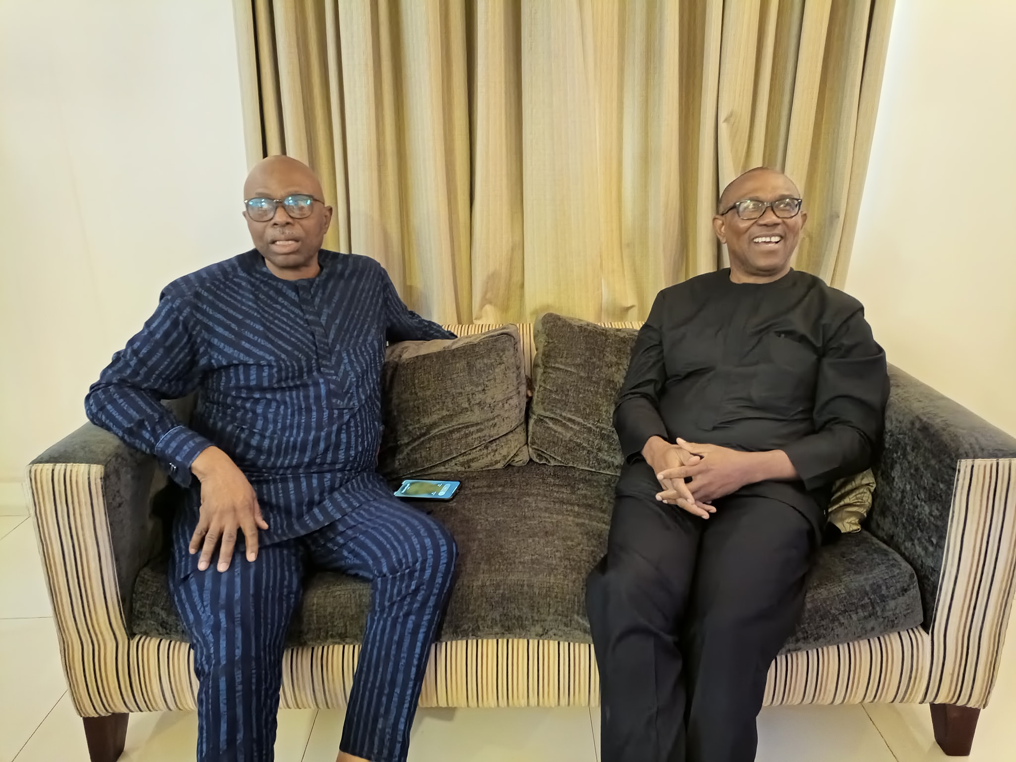 2023: Peter Obi visits Mimiko [PHOTOS]