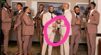 Reactions trail Mercy Chinwo husband’s ‘controversial’ handshake with Banky W