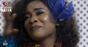 BBNaija: Phyna weeps as Biggie sends Groovy out of the house (Video)