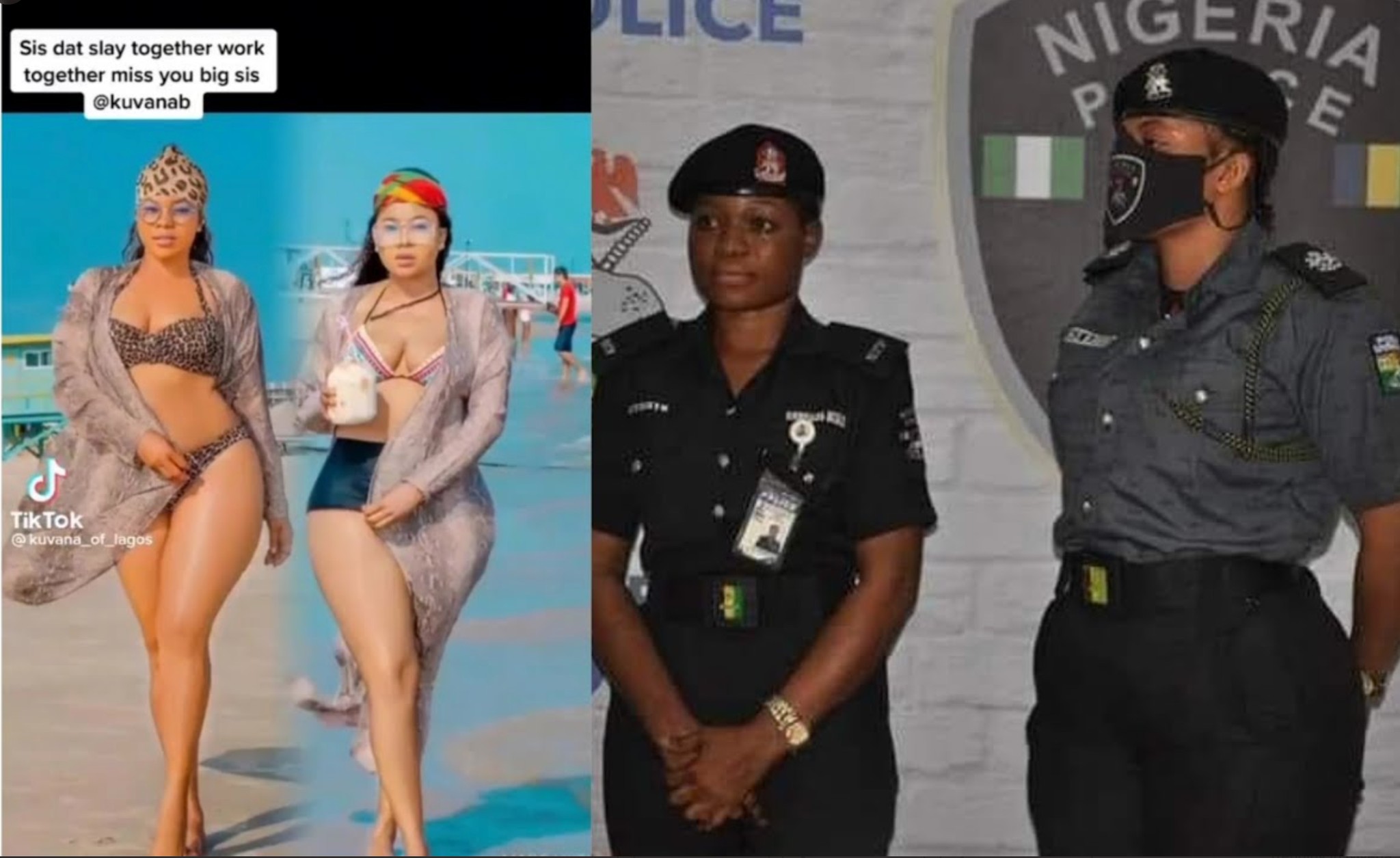 Police suspend Obaze Blessing, Obaze Emmanuella over viral TikTok videos