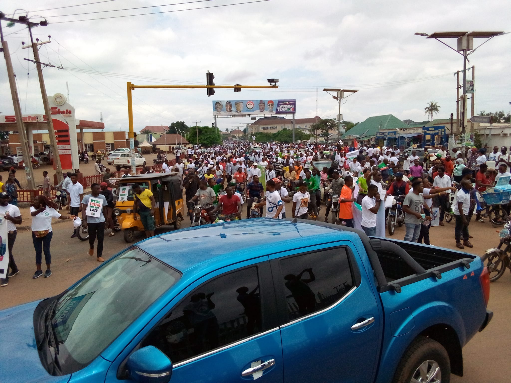 Peter Obi’s supporters shut down Benue with One-Million-Man-March