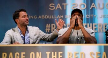Anthony Joshua breaks down in tears after defeat to Usyk