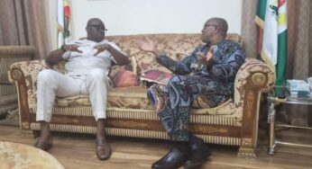 Peter Obi visits Fayose (Photos)