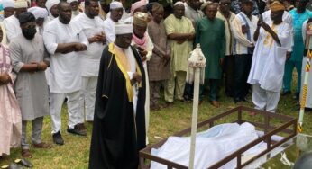 Burial photos of ex-IGP, Tafa Balogun