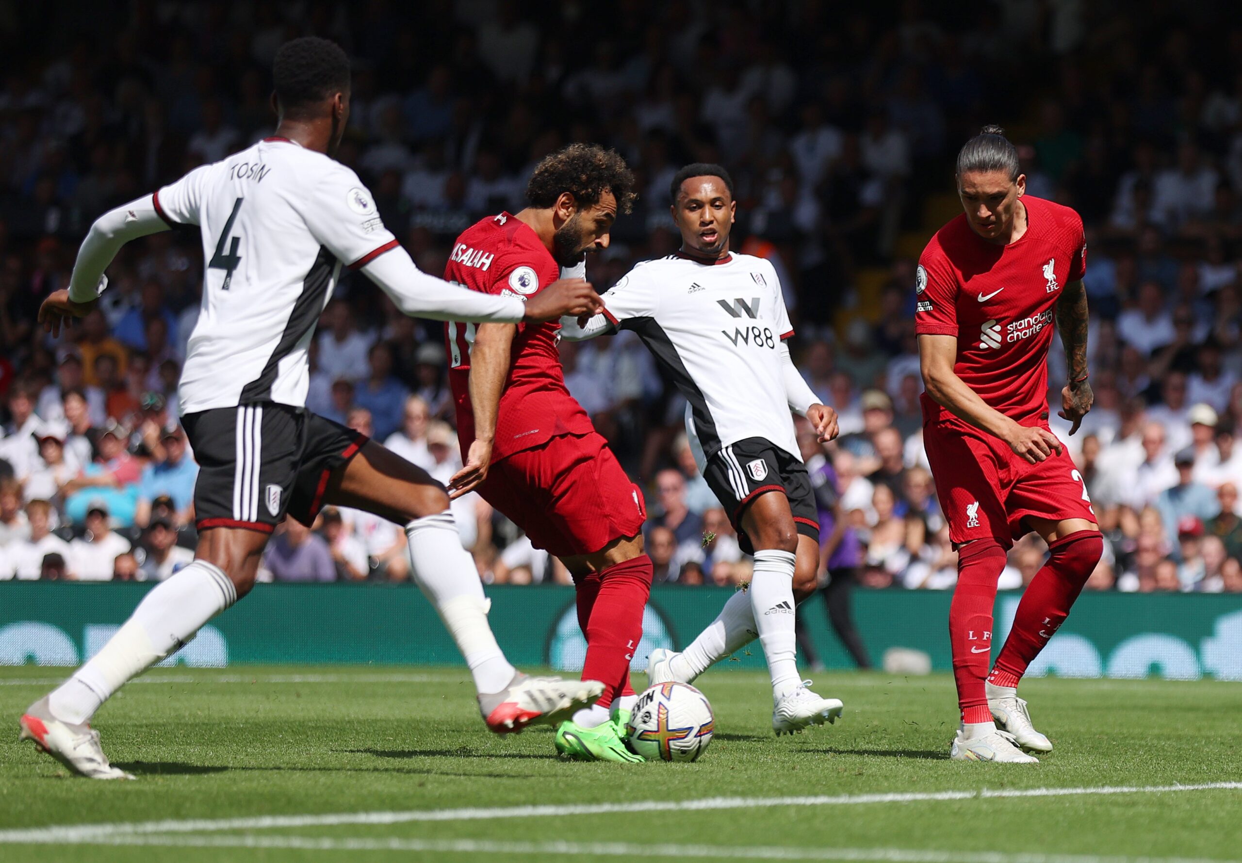 Fulham vs Liverpool: Full stats, ball possession, full match details