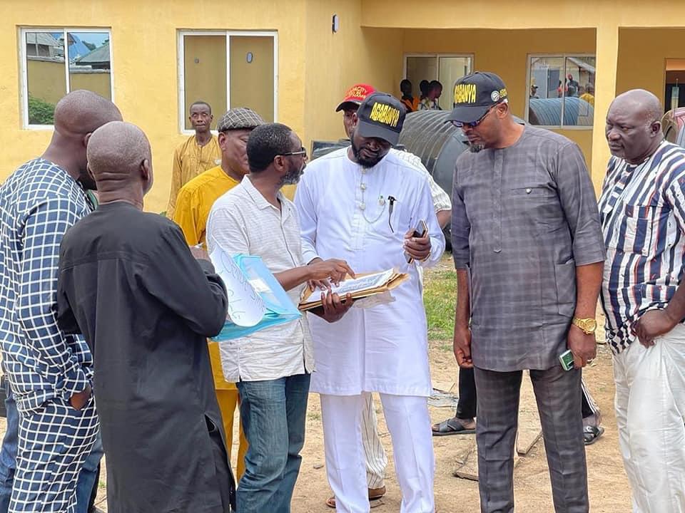 James Oche inspects, expresses satisfaction with work on second health care centre in Ado Zone B