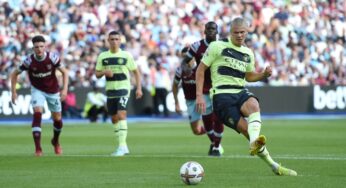 Haaland scores twice as Manchester City beat West Ham 2-0