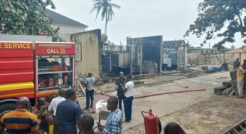 Fire razes EKEDC Lagos Island station