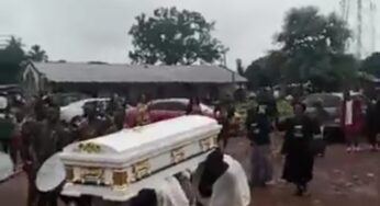 Ada Ameh’s body arrives hometown for burial