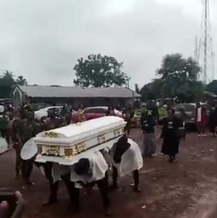 Ada Ameh’s body arrives hometown for burial