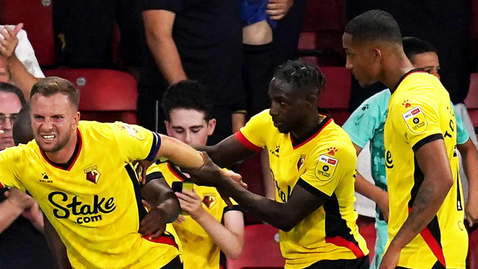 Watford move to top of the Championship after beating Burnley 1-0
