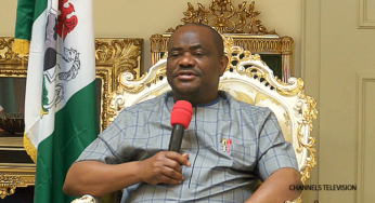 Wike orders removal of PDP flag from Rivers Govt House