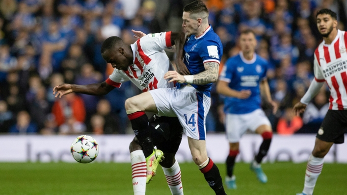 Champions League play-off: Rangers draw against PSV 2-2