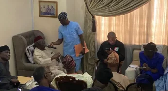 2023: Peter Obi visits Afenifere leader, Ayo Adebanjo [Photos]